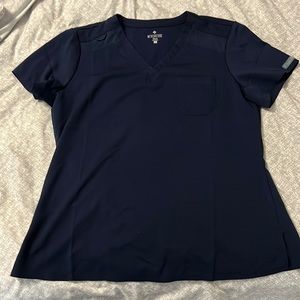MedCouture Navy Scrub Top
